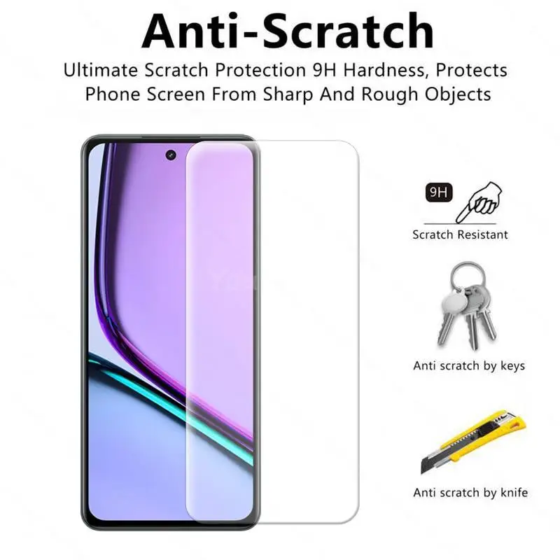 For Realme C67 Glass Realme C67 Tempered Glass Screen Protector Flim 9D Camera Lens Protector Flim Realme C67 Glass