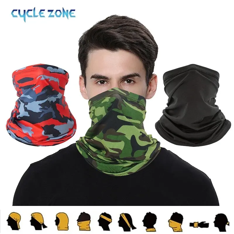 Ourdoor ciclismo equitação cachecol motocicleta das mulheres dos homens pescoço capa esportes pesca magia bandana headwear turbante máscara