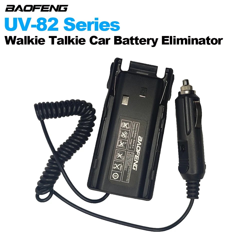 

BAOFENG Car Battery Eliminator For UV-82 UV-8D UV-89 UV-82HX UV-82L UV-82TP Portable Two Way Radios Car Charger Interphone Parts