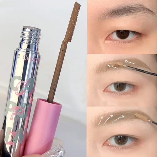 방수 커피 다크 브라운 컬러 눈썹 크림, 지속되는 매트 염료, 눈썹 젤 틴트 마스카라, 메이크업 도구, 브로우 인핸서 크림 화장품 