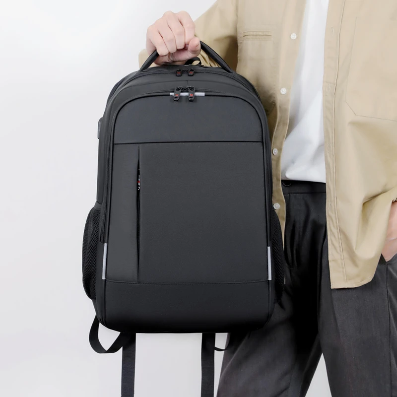 Men's Casual Travel Busin Commuting Large Capaci Bapa Multi-layer Cuter Bag with USB Charging Port And Ba Support