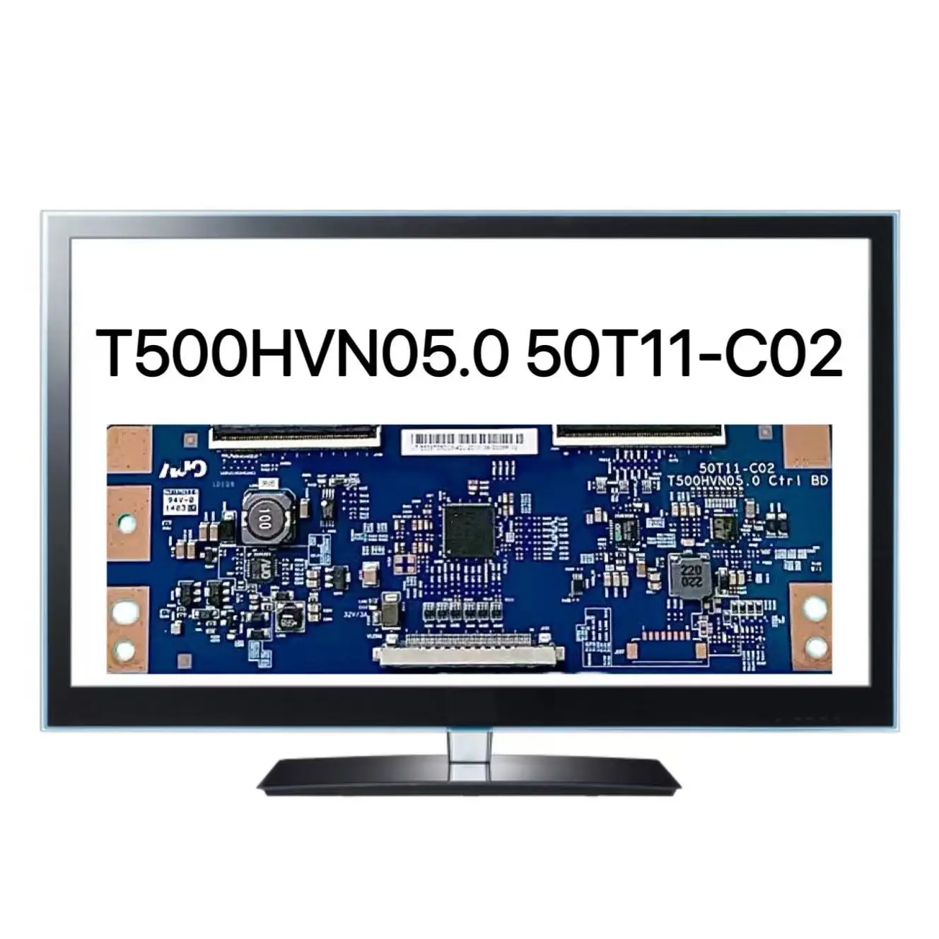 Tarjeta Lógica Original T500HVN05.0 50T11-C02 CTRL BD, Tarjeta T-CON, Tarjeta Gráfica para TV, Compatible con Pantallas de 39, 42, 46 y 50 Pulgadas