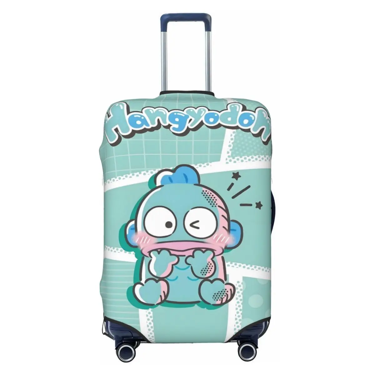 

Изготовленный на заказ чехол для багажа Hangyodon, милый классический принт, чехлы для дорожных чемоданов с животными для 18-32 дюймов