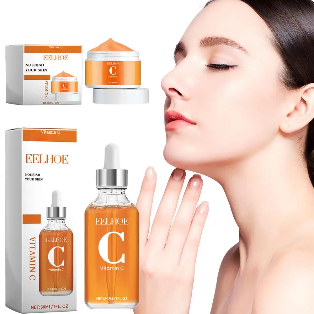 

Vitamin C Moisturizing Series Cream Vitamin C Moisturizing Skin Tone Essence Soothing Antioxidant Skin Care Skin Repair Eve U1N7