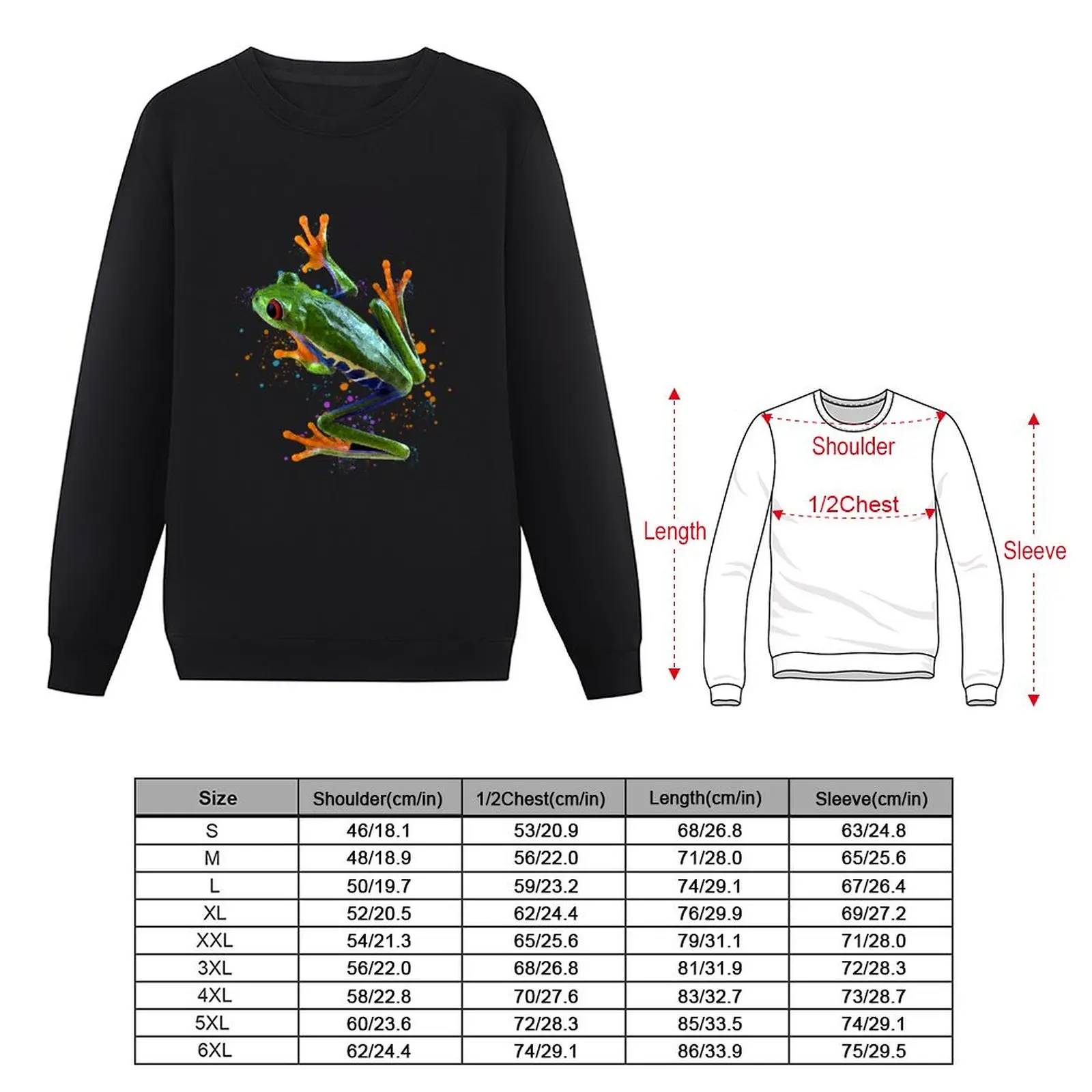 Red Eyed Tree Frog Watercolor Frog Keeper Frog Fan Pullover Hoodie men's autumn clothes new sweatshirts