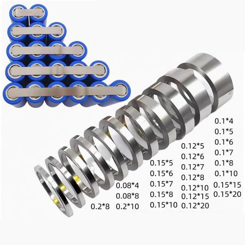 18650 lithium battery spot-welded nickel sheet 21700 power battery nickel-plated steel strip connecting sheet SPCC steel strip