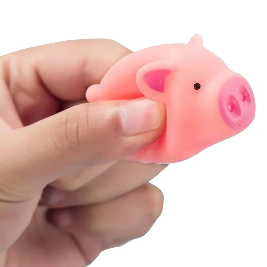 10/20 قطعة 5 سنتيمتر الوردي الصغير ضغط أصبع لطيف السبر أصبع لعشاق الخنزير هدايا الحفلات