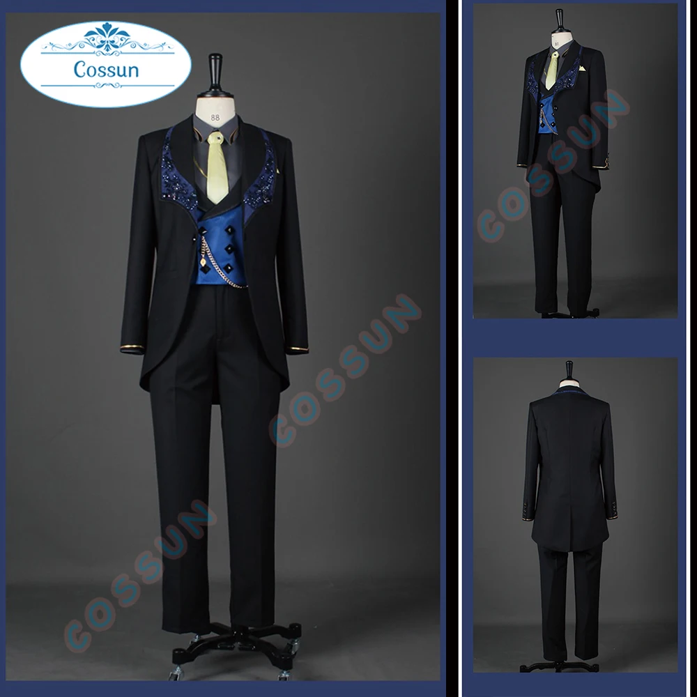 

[Customized]Game Tears of Themis Libra Artem Wing Cosplay Costume Halloween Party Clothing Full Set Uniform Men Women