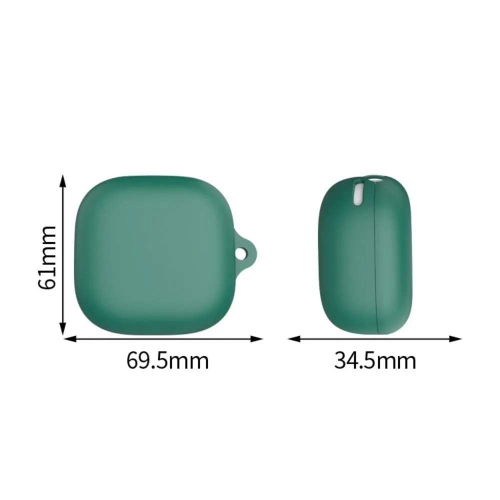 Silicone Earphone Case Dustproof with Carabiner Bluetooth Headphone Cover Shockproof Anti Drop for Anker Soundcore R60i NC view 6
