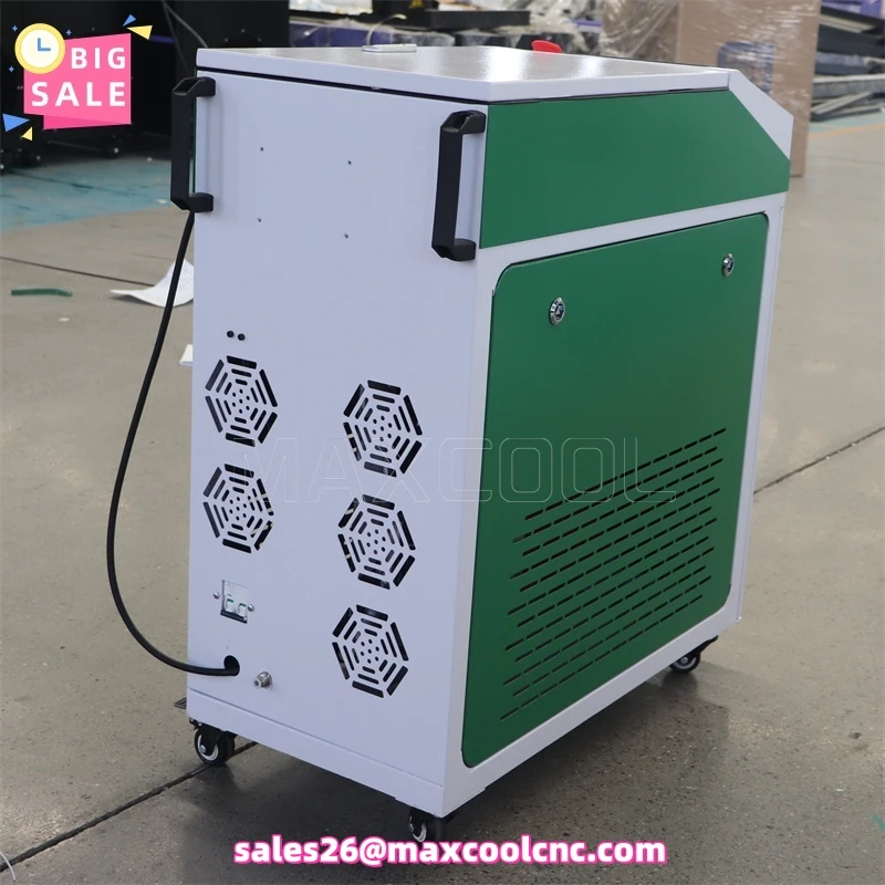 200W JPT Pulsed Laser Cleaning Machine For Remove Rust Oil Paint Metal Wood Air Cool Laser Aluminum Oxide Layer Model Cleaning