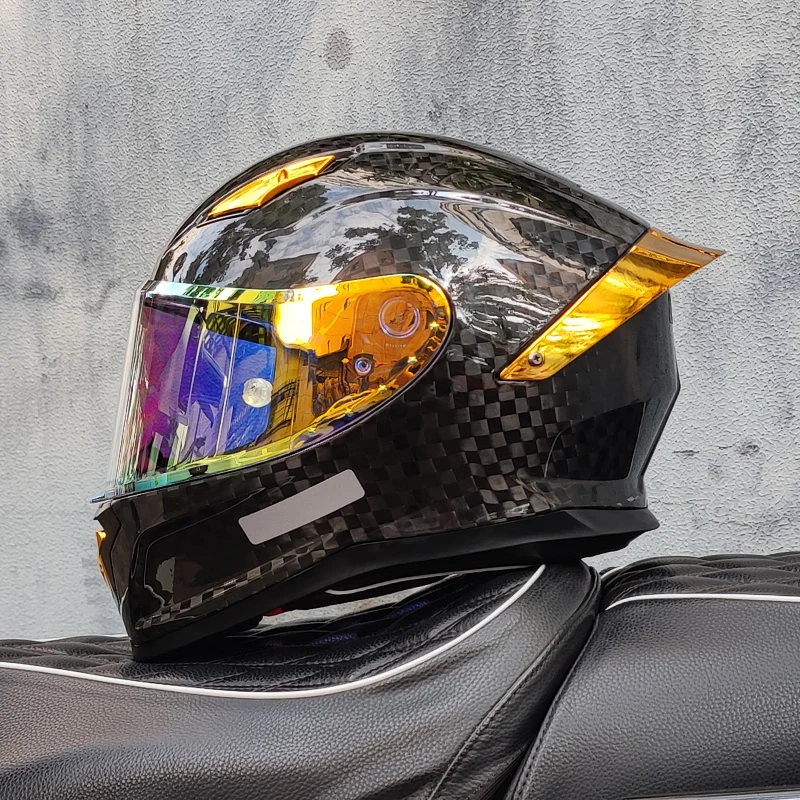cheap beanie carbon motorcycle helmets Genuine Fiber SOA Smallest Lightest DOT Carbonator Flat Crazy Als World's Smallest & Lightest DOT