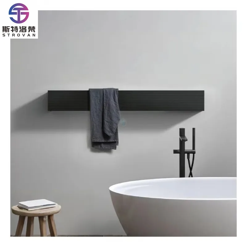 Concealed Vertical Electric Towel Rack Intelligent Timing Display Thermostatic Towel Warmer