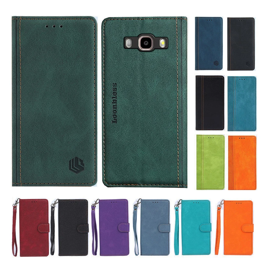 J5 2016 Leather Flip Case For Samsung Galaxy J5 2016 Phone Case Etui Samsung J5 2016 J510 J510F global Cover J 5 J52016 Housing