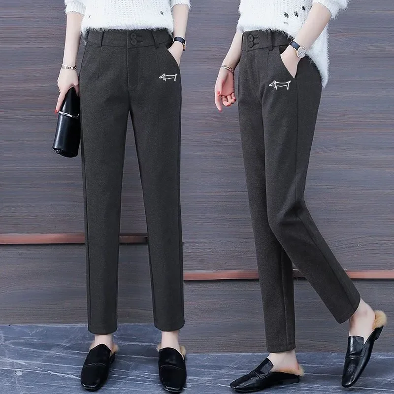 

Fashion Cultivate Oneself Straight Pants Women Golf Clothes Luxury Casual Pants Women Golf Wear 2024 Autumn New Golf Pants