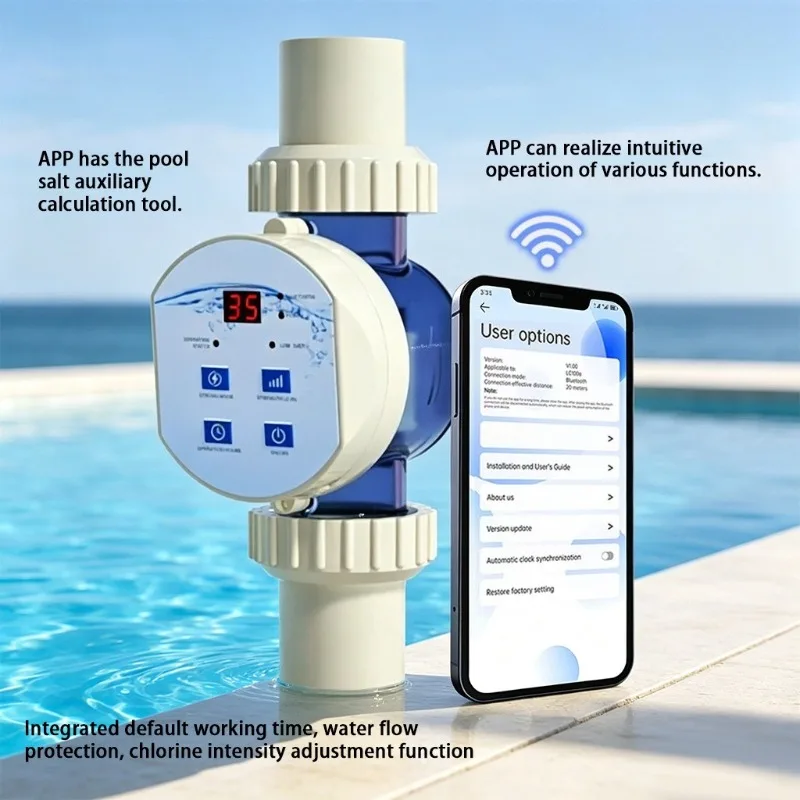Swimming pool salt chlorine machine, swimming pool salt chlorine generator