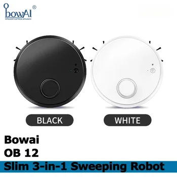 Bowai 스마트 로봇 진공 청소기, OB12 지능형 청소 로봇, 얇고 얇은 3 인 1, 1500pa 대형 흡입 가전 