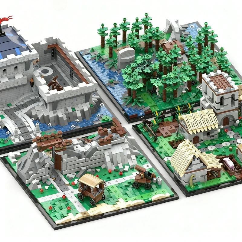 

5809 деталей MOC: Легендарная серия Heroica 2 – Игровая модель, конструктор, креативный подарок, декор для демонстрации, сборка, премиум-класс, для взрослых и детей