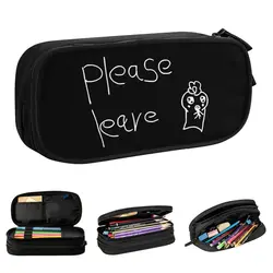 Creative Please Leave Kpop Star Pencil Case A-ATEEZ ATINY Pencil Pouch Pen for Girls Boys Bags School Supplies Gifts Stationery