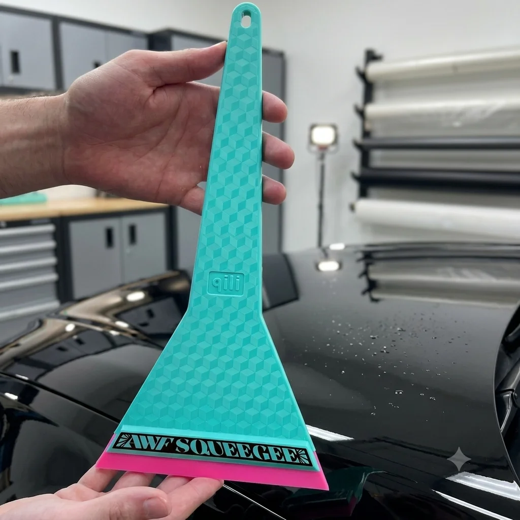 Raclette de nettoyage de pare-brise de voiture à long manche, raclette à eau, raclette en caoutchouc pour vitres teintées, accessoires de lavage de voiture