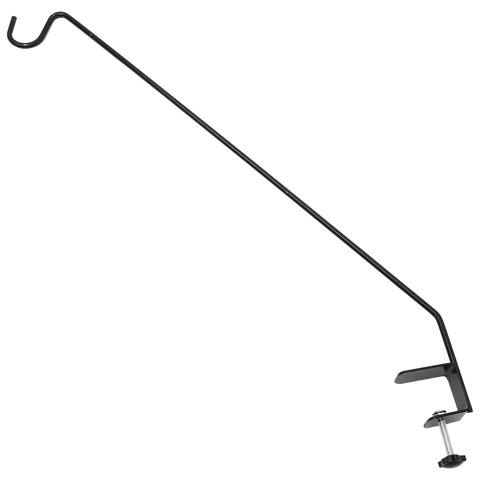 Premium Black Metal Garden Shepherd Hook Heavy Duty Fence Hanging Stake for Lanterns Planters Lights Courtyard