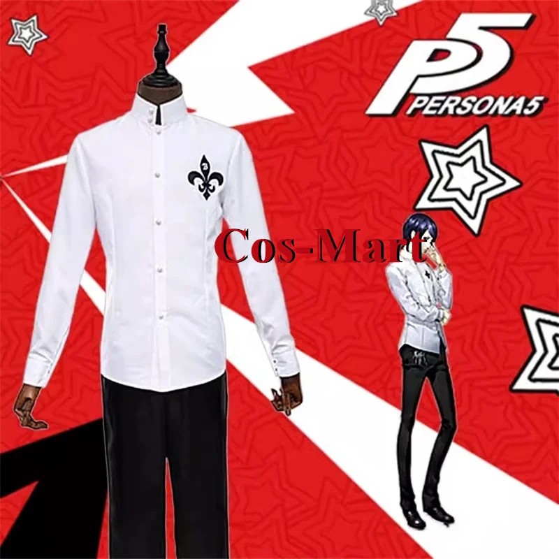 

Cos-Mart Game PERSONA Yusuke Kitagawa Cosplay Costume Anime Custom-Make High School Uniform Set Everyday Wear