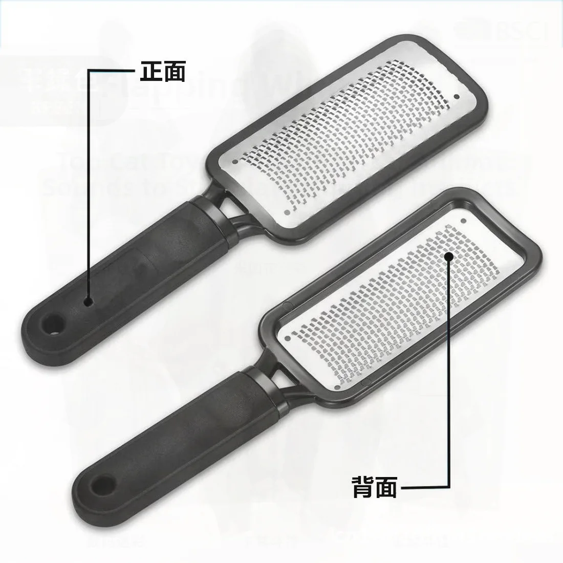 

Большой набор пилок для ног из нержавеющей стали 304 - Набор для педикюра, шлифовальный камень для удаления огрубевшей кожи стоп, черный, 3 предмета