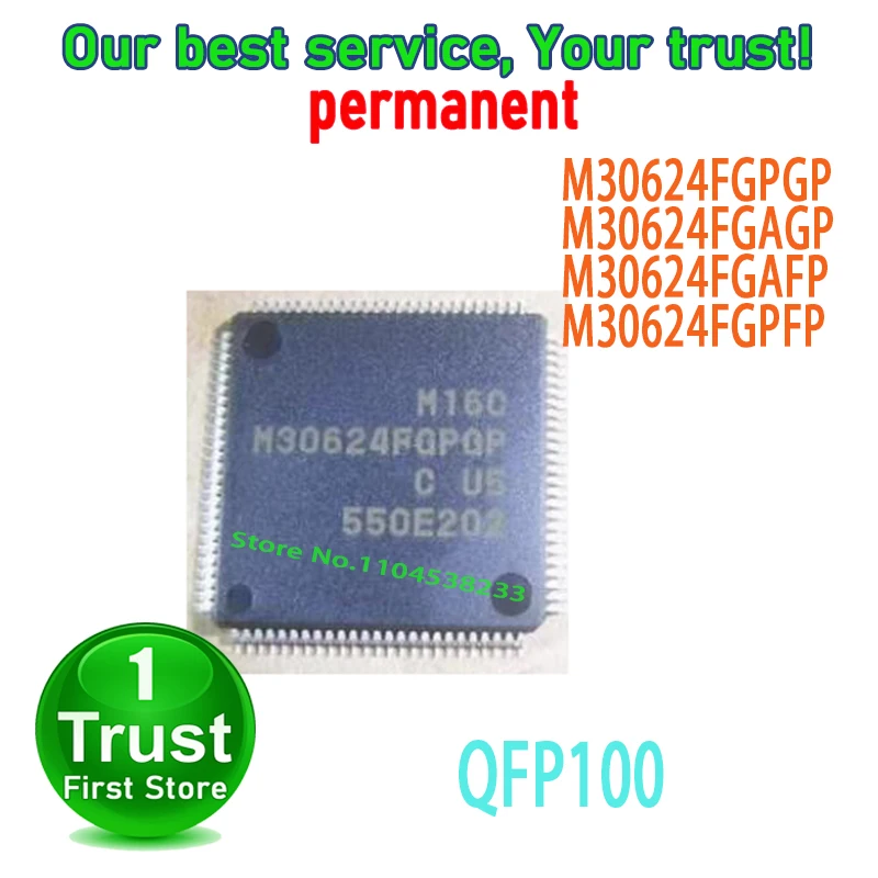 1PCS/LOT M30624FGPGP M30624FGAGP M30624FGAFP M30624FGPFP QFP100 NEW and Original in Stock