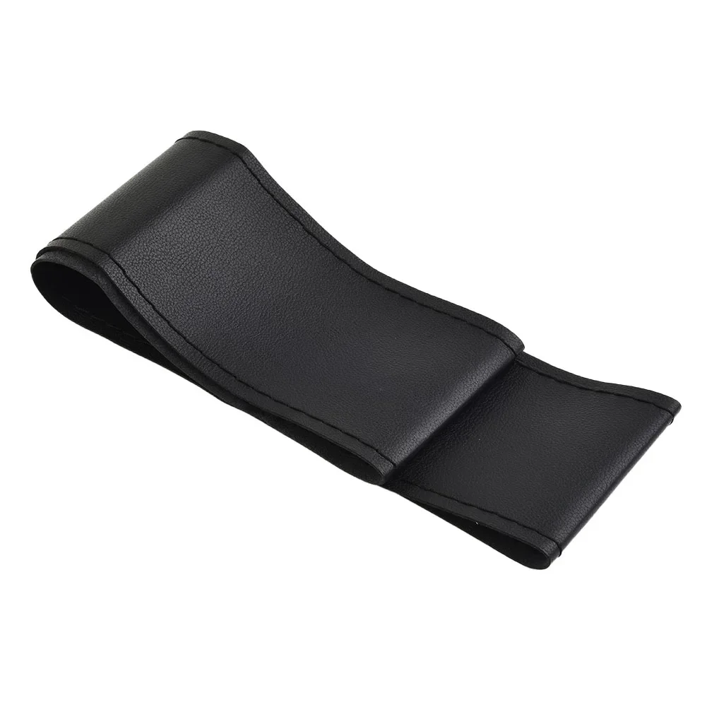 Cubierta de volante de costura a mano para coche y camión, piezas antideslizantes, resistente al desgaste, 15 pulgadas/37-38cm, accesorios para 1 piezas