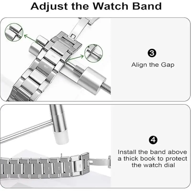 31BB Precise Engineered Watch Band Removal Tool Strap Adjustment Tool For Safe And Scratch Prevent Watchstrap Changes