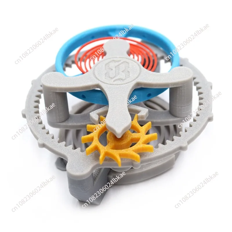 Mechanical clock internal structure model, tourbillon working principle 3D printing DIY movement