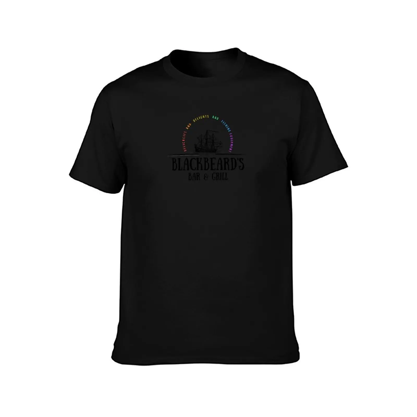 Blackbeard's Bar and Grill T-Shirt Plus Size Summer Casual T-Shirt