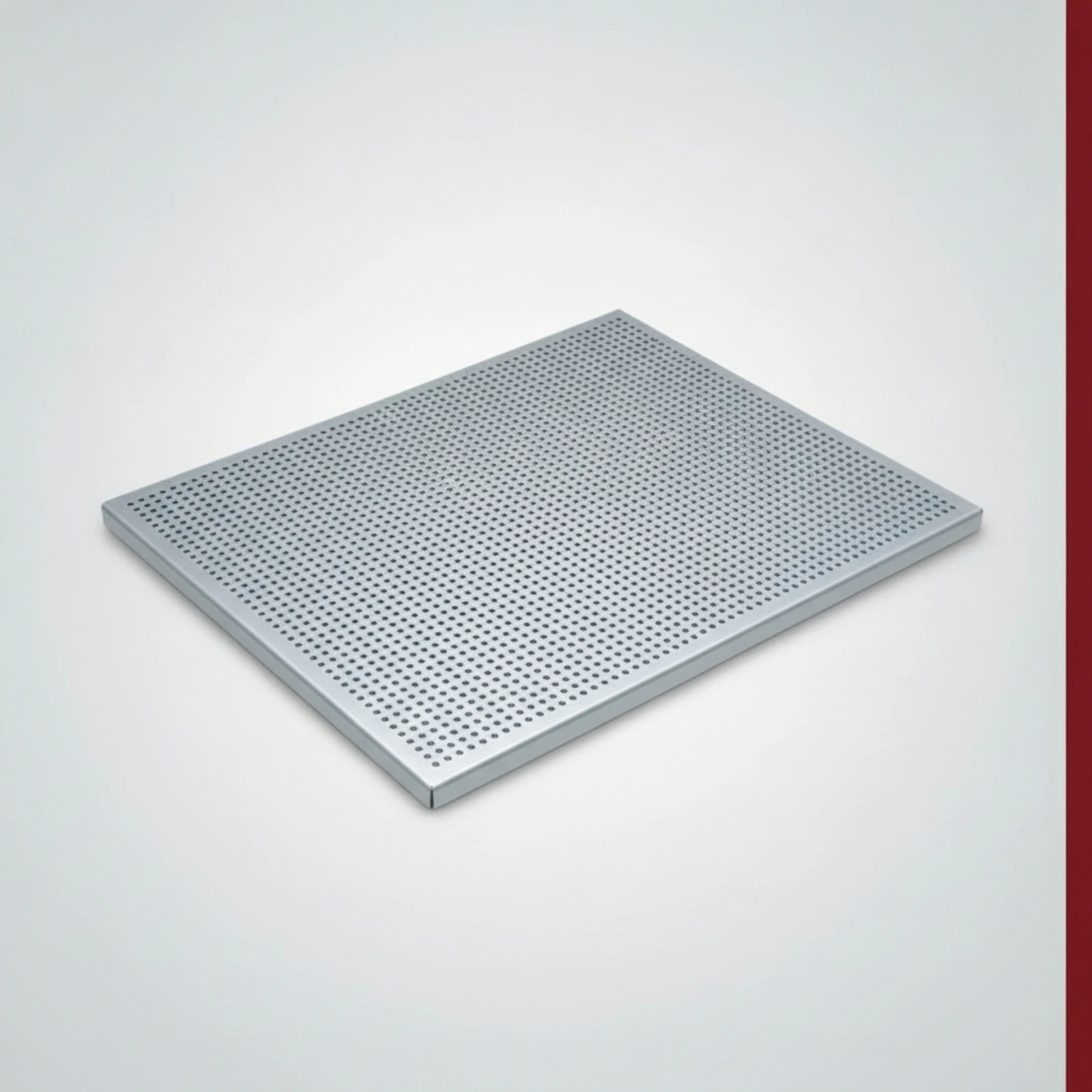 Perforated Baking Tray Aluminum Alloy Perforated Baking Sheet Pastry Tray with Holes Rectangular Sheet Pan with Holes for Bakers