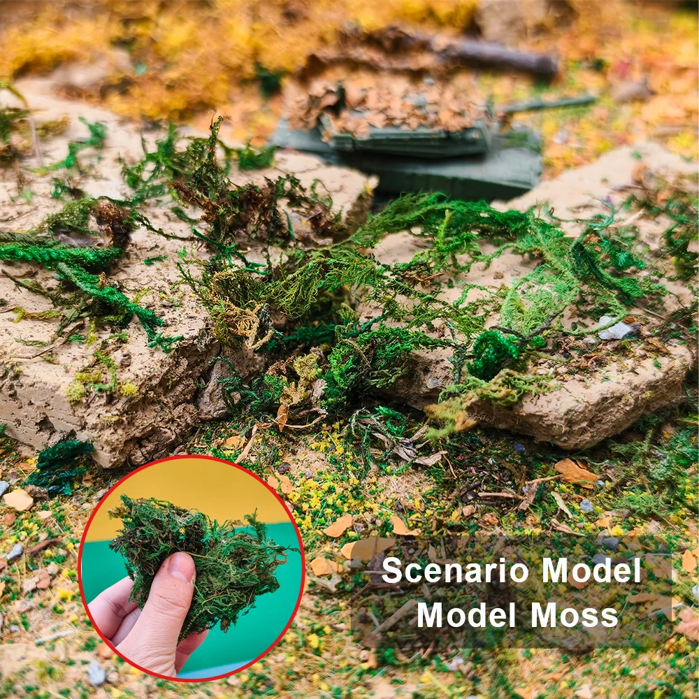 لتقوم بها بنفسك النمذجة الطحلب الاصطناعي Lichens الحرف محاكاة النباتات الخضراء وهمية ديكورات منزلية المشهد الصغير ل Diorama 1 صندوق #6