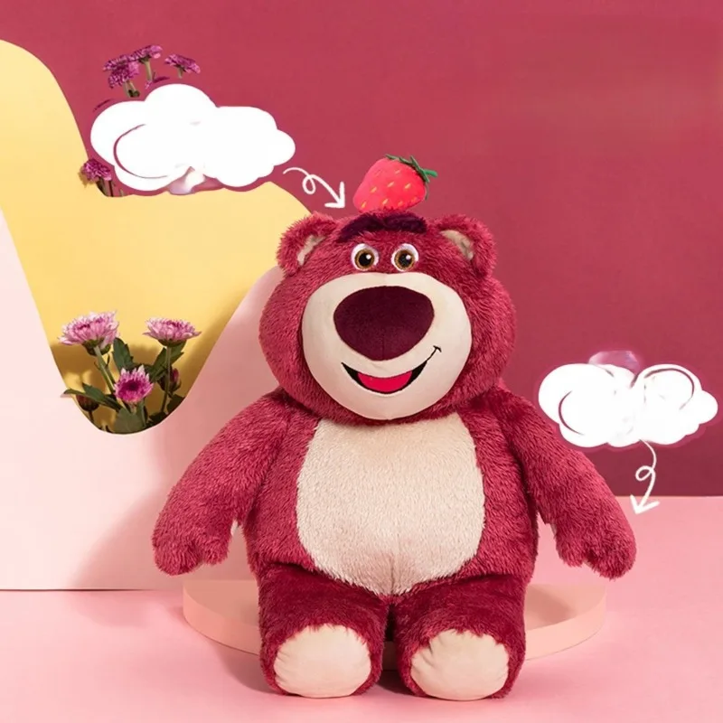 ديزني دمية جديدة الفراولة الدب لطيف Kawayi الكرتون أفخم لينة أريكة وسادة دمية السرير زينة هدية عيد ميلاد