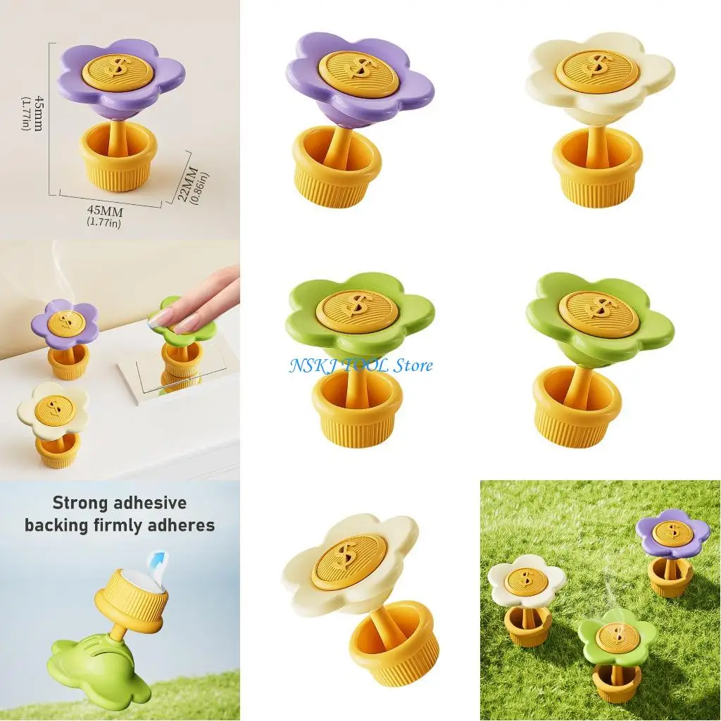 

L8RC Toilet Lid Push Button Hand without Operate Toilet Button strong Toilet Button Replacement Easy to Use for Bathroom