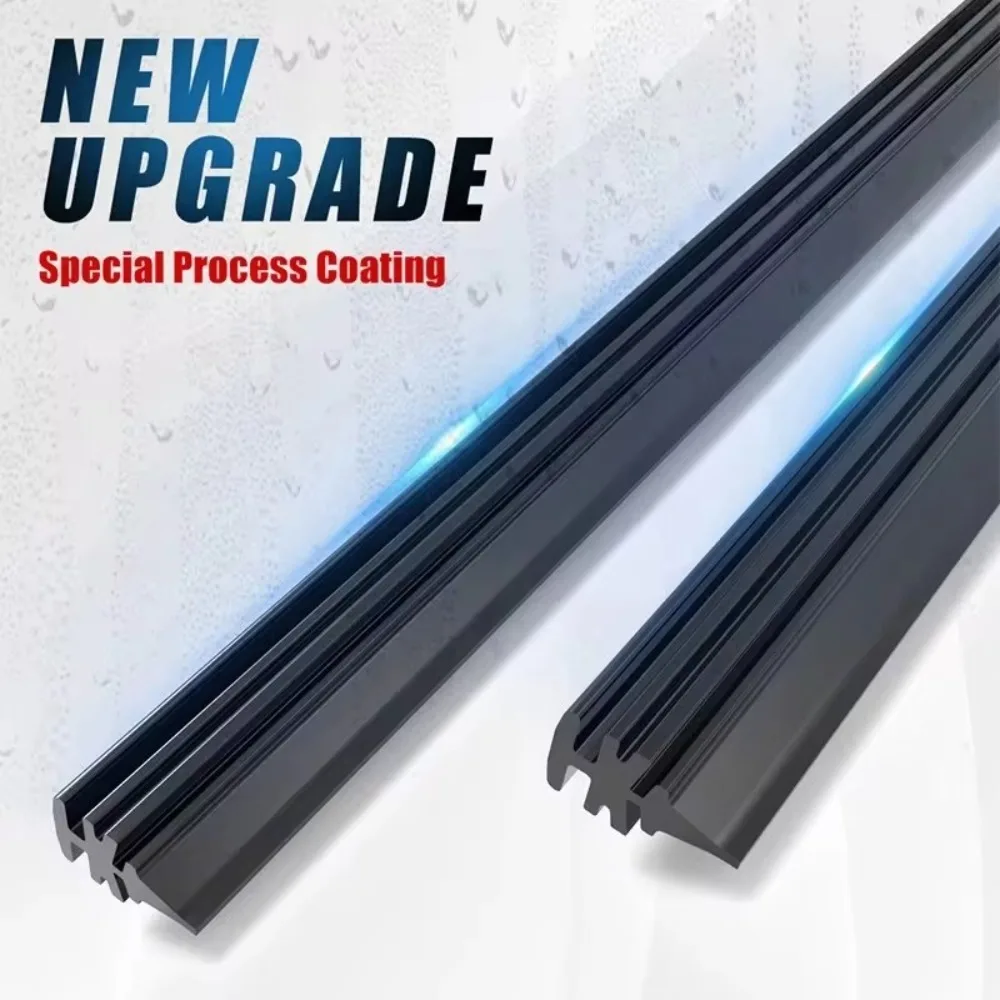 6mm Car Wiper Blade Refill Strips Car Windshield Rubber Strip Wiper 14/16/17/18/19/20/21/22/24/26/28 inch Frame Wiper Accessorie