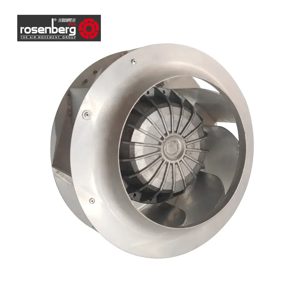 

Rosenberg DKHR315-FSW DKHR315-FSW.098.6FA 400V AC 50HZ 0.8KW 2.2/1.3A 2550RPM IP54 Inverter Centrifugal Cooling Fan