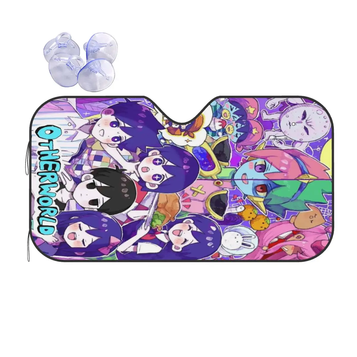 

Omori Hero Sunny Basil мультфильм ужас солнцезащитный козырек лобовое стекло автомобиля переднее лобовое стекло солнцезащитный козырек аксессуары чехлы