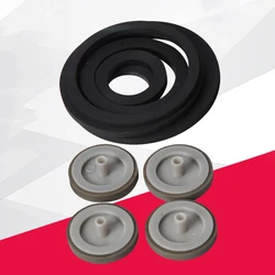 Mixed Square Idle Tire Wheel Belt Loop Idler Rubber Ring for Cassette Deck Recorder Tape Stereo Player Repair Part 896C