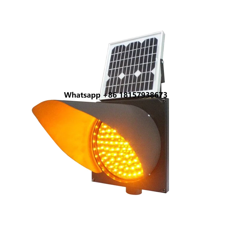 

Hot Sales in Solar Traffic Road Temporary Warning Light Red Yellow Green Lamp