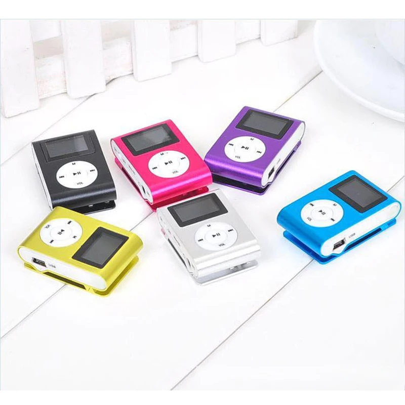 MP3 Music Player 128M Song Card Portable Mini Music Player with Metal Shell for Students Sports Running Blue Portable MP3 Player