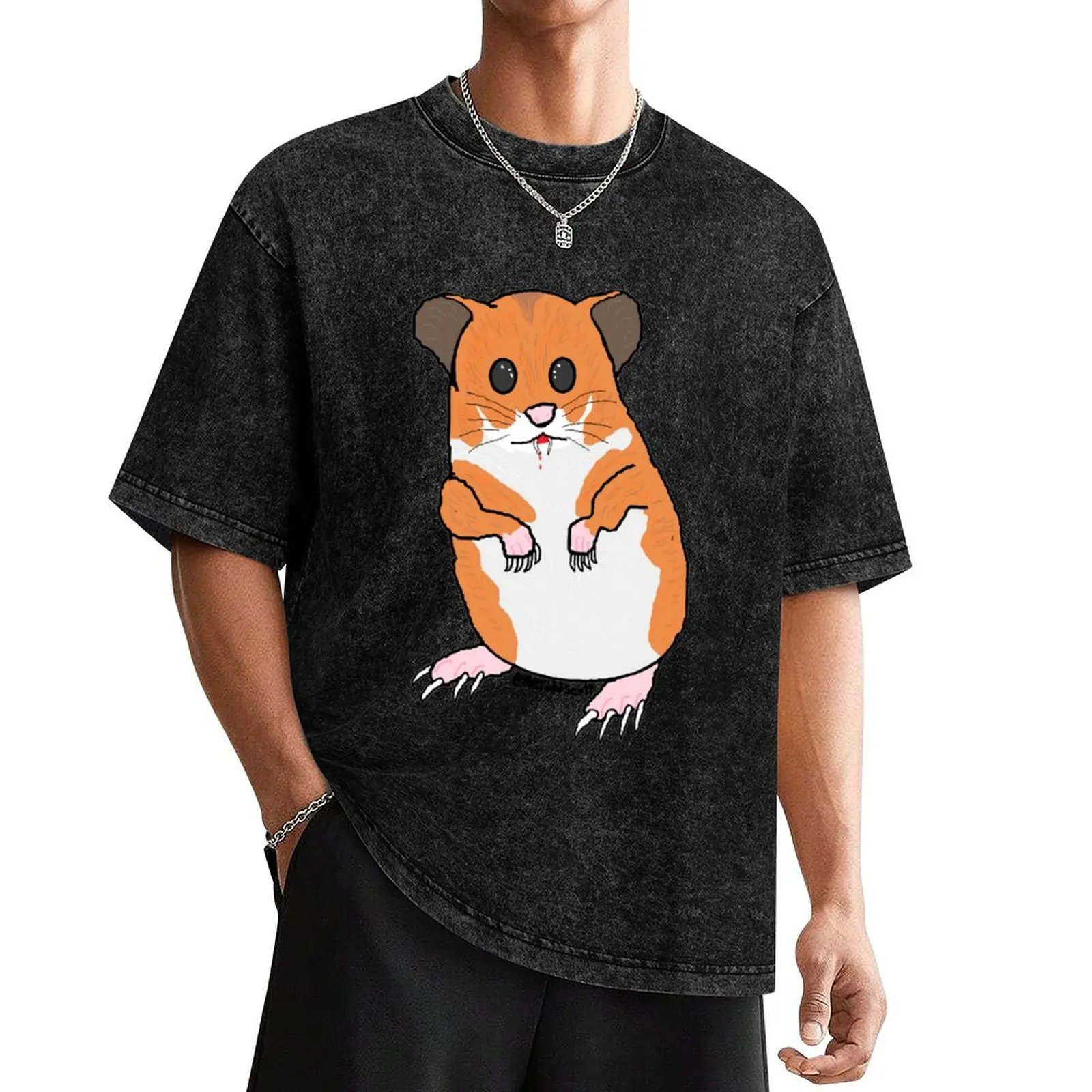 

Vampire Hamster T-Shirt oversizeds anime t shirts anime stuff anime shirts men