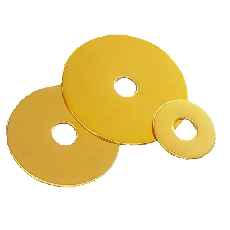 4PCS 20/30/40/50 Diameter Metal Circular Disc,M10 Hole Circular Iron Sheet white good black chrome color