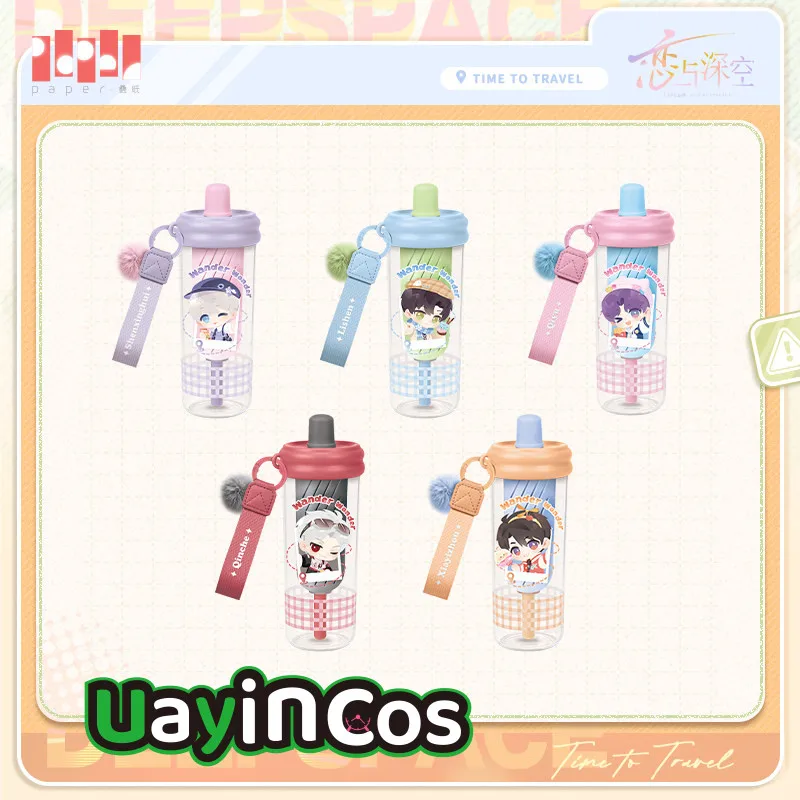 In Stock Original Love and Deepspace Sylus Caleb Xavier Rafayel  Cup Water Bottle Coffee Drinking Cup  Love Time To Travel Serie