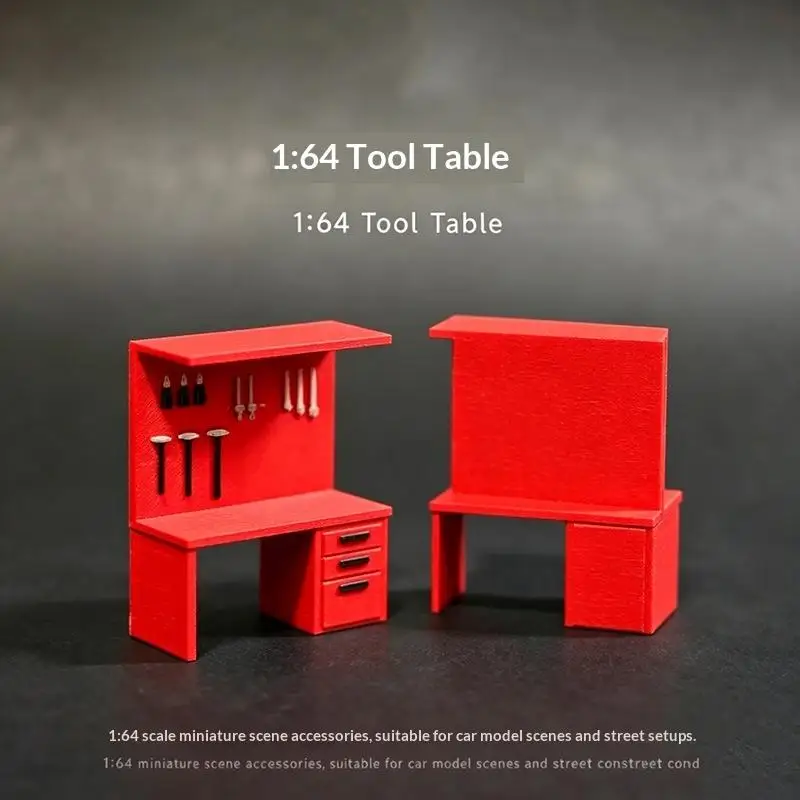 Miniature Street Scene Toy Creative Tool Table Car Model Design Doll House Accessory for Desktop Decor Collection Gift Kids