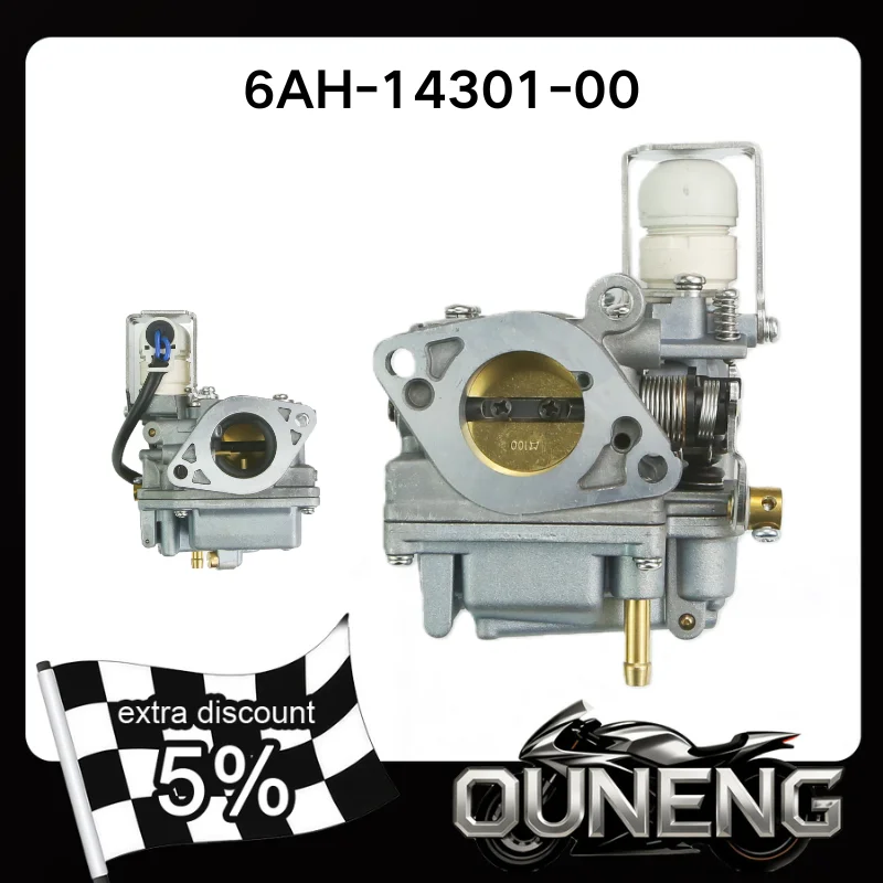

Карбюратор 6AH-14301-00 для подвесного двигателя YAMAHA, 4-тактный, 15 л.с., 20 л.с. F20-05080000 PARSUN HIDEA YAMABISI 6AH-14301 6AH-14301-10