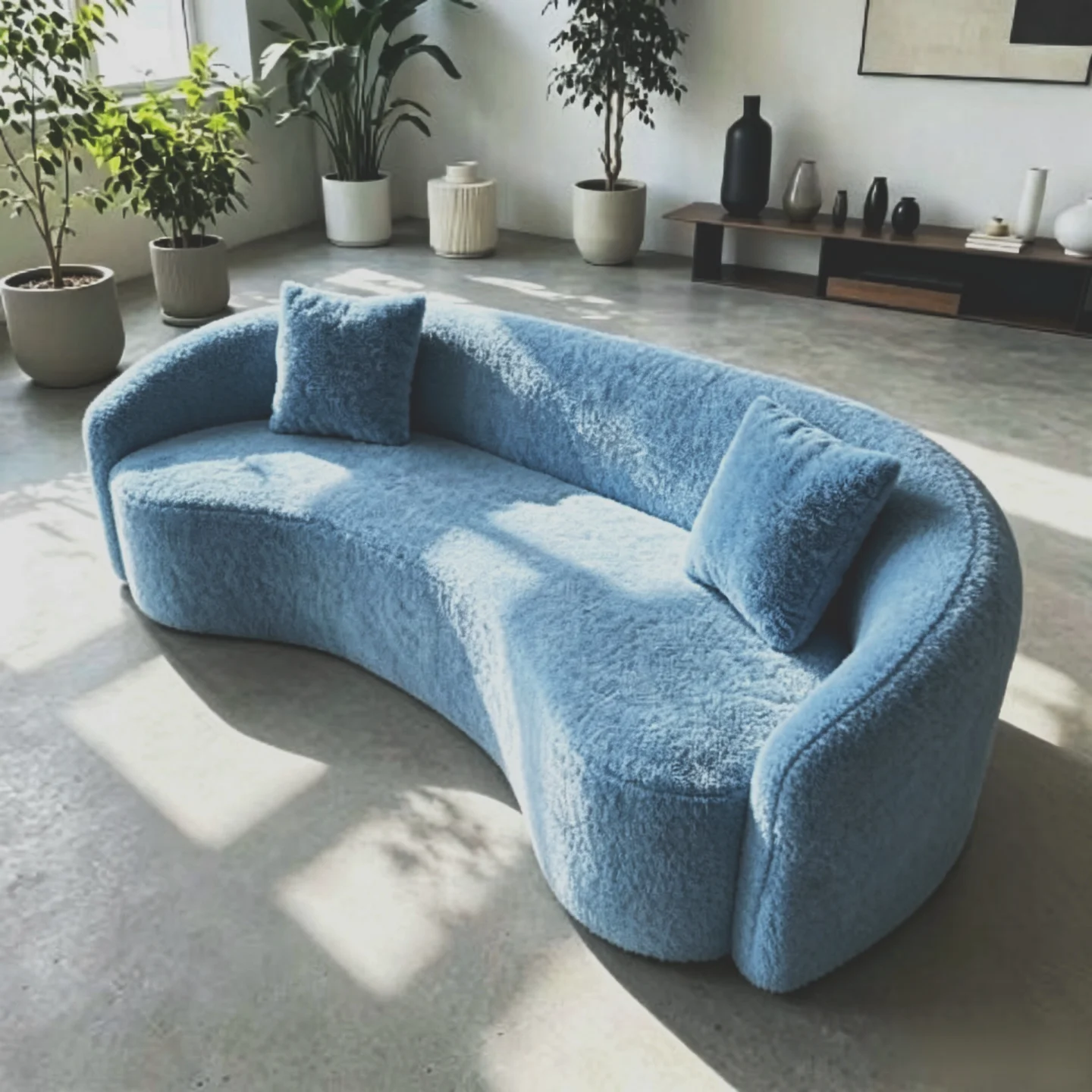 DSA home living room compressed antique living room sofa chenille fabric straight row sofa