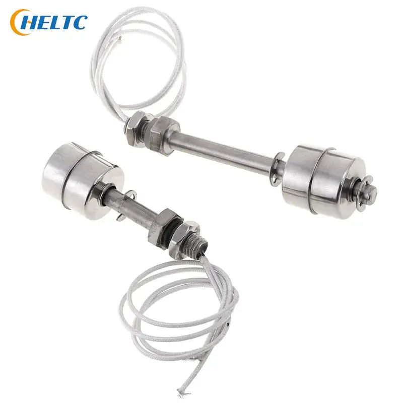 30Styles 45-400mm Stainless Steel Float Switch Tank Liquid Water Level Sensor Double Ball Switch Tank Pool Flow Sensors Float