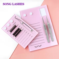 Songlash Lash Extensions Mixed Tray Eyelash Organising Tile Eyelash Board  Beauty Tools  Eyelash Pad