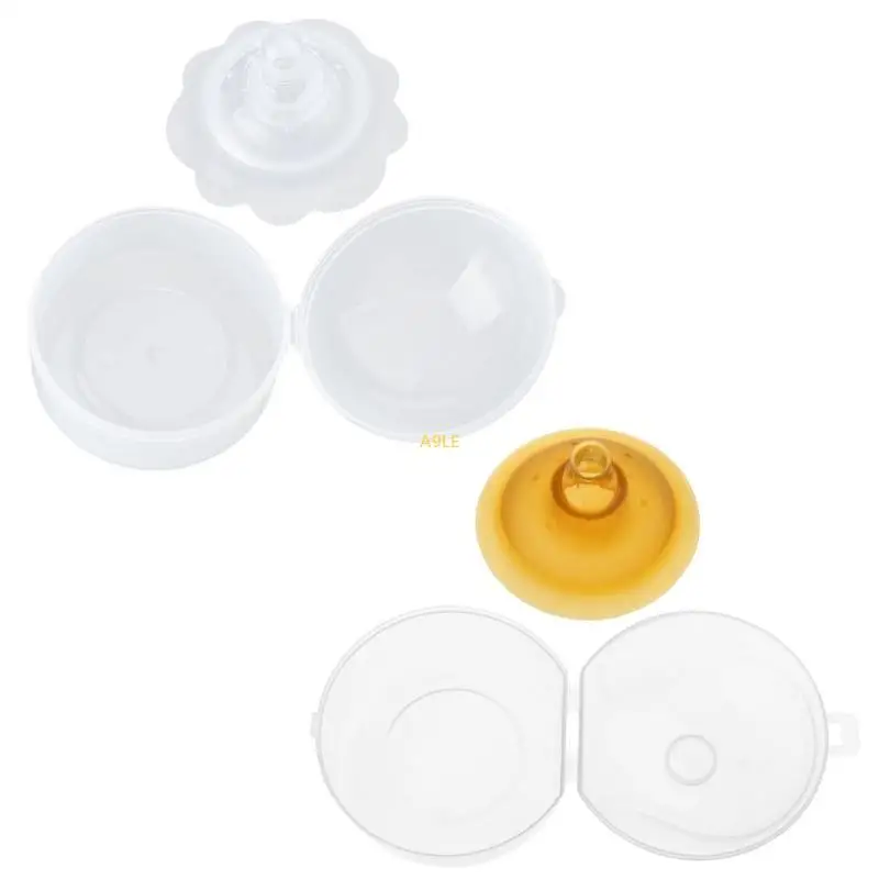 Double Layer Silicone Nipple Protector Breastfeeding Mother Breast for Protection Pad Cap Shield Cover - Image 3